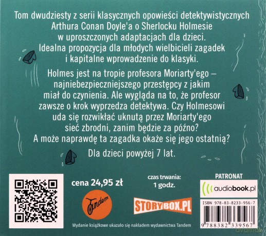 Ostatnia zagadka. Klasyka dla dzieci. Sherlock Holmes (Tom 20) - Arthur Conan Doyle [AUDIOBOOK]