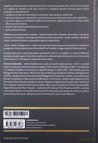 Prawa pacjenta. Rzecznik Praw Pacjenta. Komentarz [KSIĄŻKA]