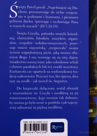 Św Cecylia, Patronka śpiewu i muzyki kościelnej - Henryk Bejda [KSIĄŻKA]