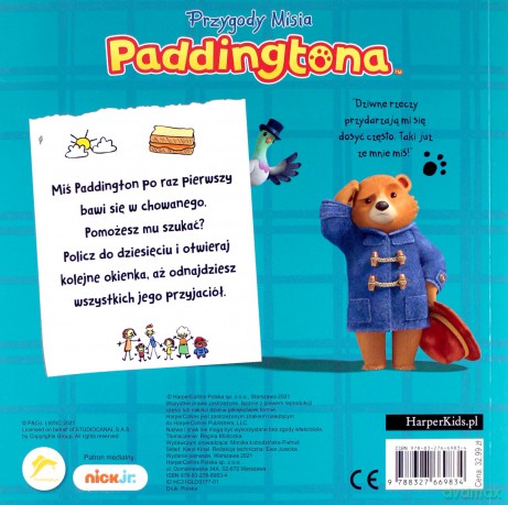 Zabawa w chowanego. Przygody Misia Paddingtona. Książka z otwieranymi okienkami [KSIĄŻKA]