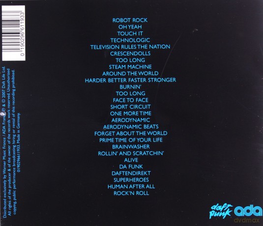 Daft Punk: Alive 2007 [CD]