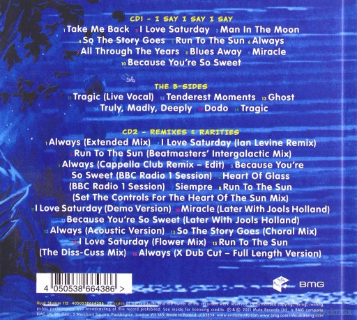 Erasure: I Say I Say I Say (2021 Expanded Edition) [2CD]