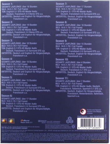 The X Files Season 1-11 (Z archiwum X Sezon 1-11) [BOX] [60xBlu-Ray]