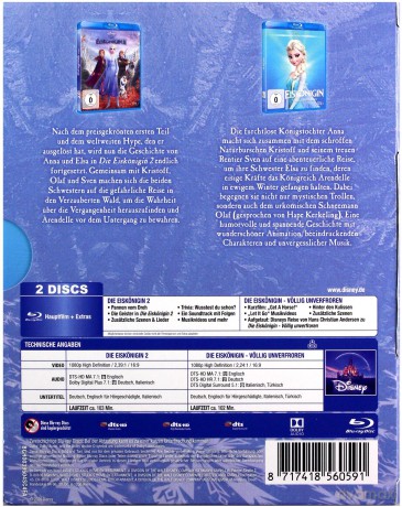 Frozen / Frozen II (Kraina lodu / Kraina lodu II) [2xBlu-Ray]