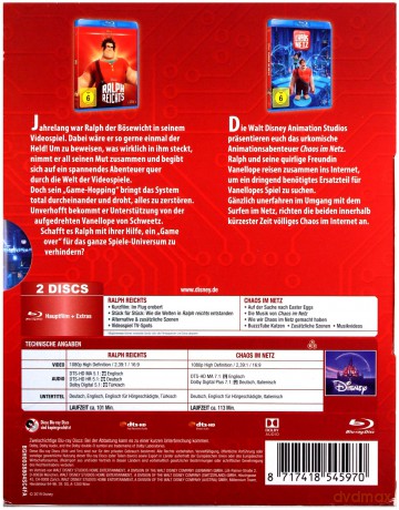 Wreck-It Ralph / Ralph Breaks the Internet (Ralph Demolka / Ralph Demolka w internecie) [2xBlu-Ray]