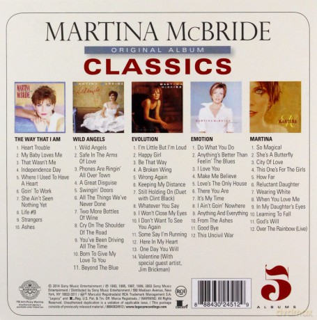 Martina Mcbride: Original Album Classics [CD]