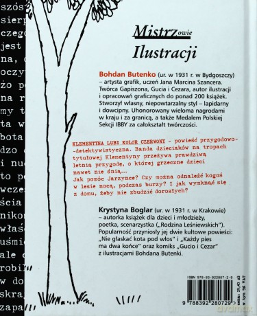 Klementyna Lubi Kolor Czerwony - Krystyna Boglar [KSIĄŻKA]