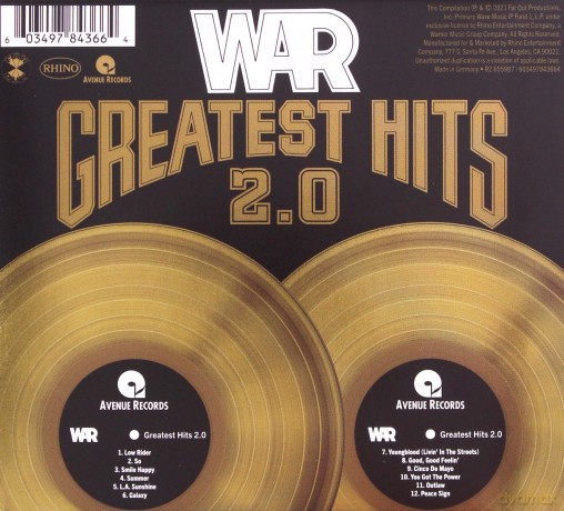 War: Greatest Hits 2.0 [2CD]
