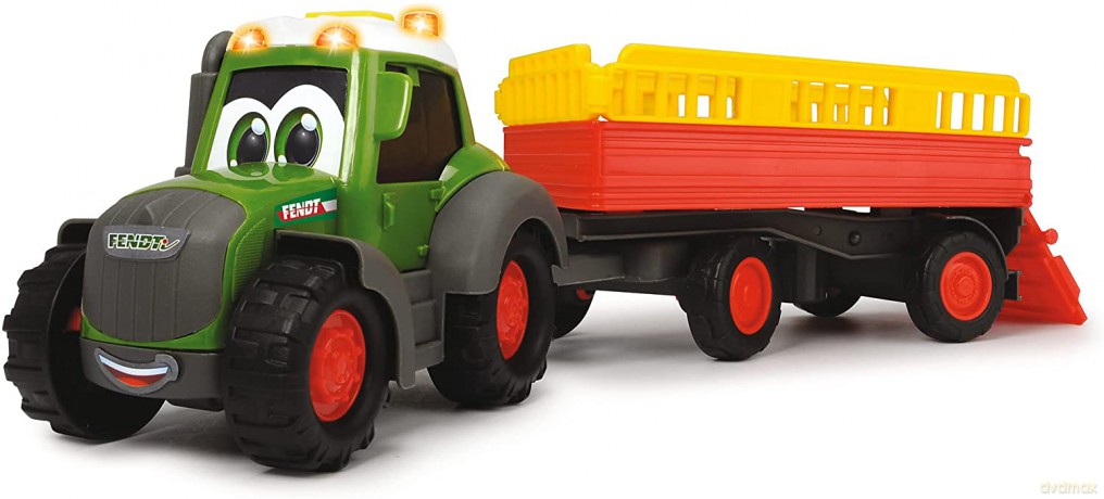 ABC Traktor Fendt i przyczepa, 30 cm