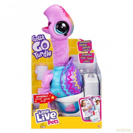 Figurka interaktywna Little Live Pets Gotta Go Żółw [FIGURKA]