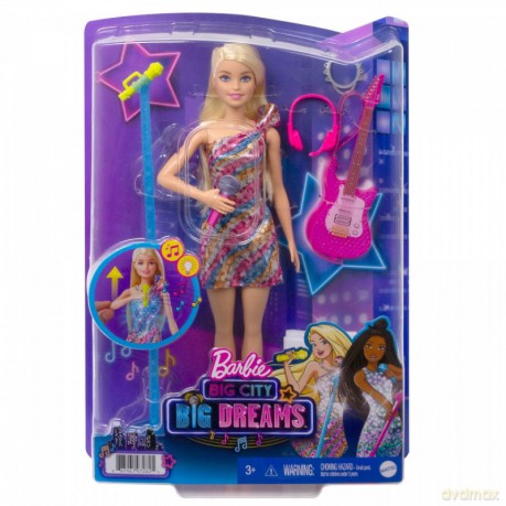 Lalka Barbie Big City, Big Dreams Malibu Muzyczna lalka