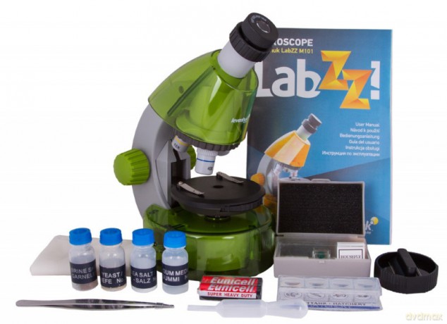 Mikroskop LabZZ M101 limonkowy