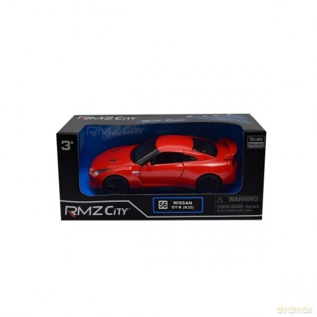 Model metalowy RMZ NIssan GT-R czerwony matowy