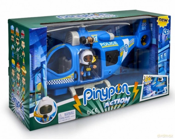 Zestaw figurek PinyPon Action Helikopter [FIGURKA]