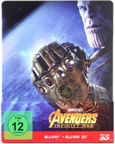 Avengers: Infinity War (Avengers: Wojna bez granic) (steelbook) [Blu-Ray 3D]+[Blu-Ray]