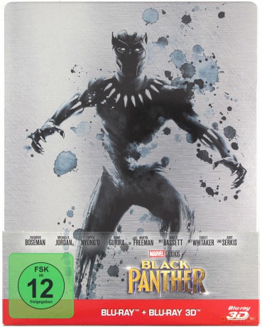 Black Panther (Czarna Pantera) (steelbook) [Blu-Ray 3D]+[Blu-Ray]