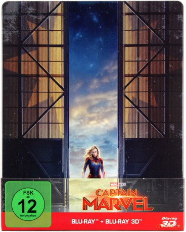 Captain Marvel (Kapitan Marvel) (steelbook) [Blu-Ray 3D]+[Blu-Ray]