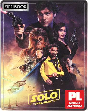 Han Solo. Gwiezdne wojny - historie (steelbook) [Blu-Ray]