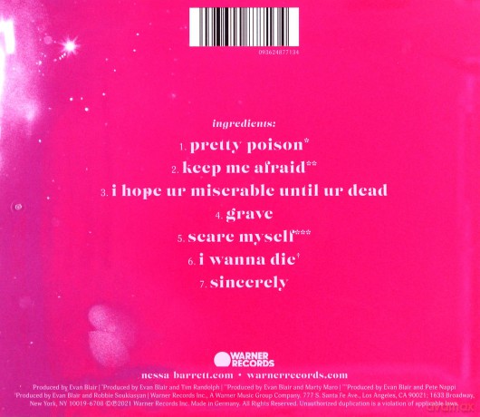 Nessa Barrett: Pretty Poison [CD]