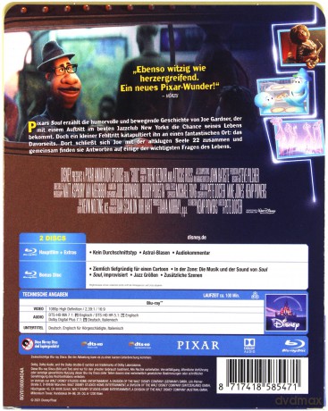 Soul (Co w duszy gra) (Disney) (steelbook) [2xBlu-Ray]