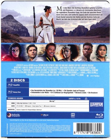 Star Wars: Episode IX - The Rise of Skywalker (Gwiezdne wojny: Skywalker. Odrodzenie) (steelbook) [2xBlu-Ray]