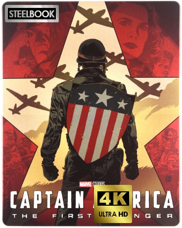 Captain America: The First Avenger (Captain America: Pierwsze starcie) (steelbook) [Blu-Ray 4K]+[Blu-Ray]