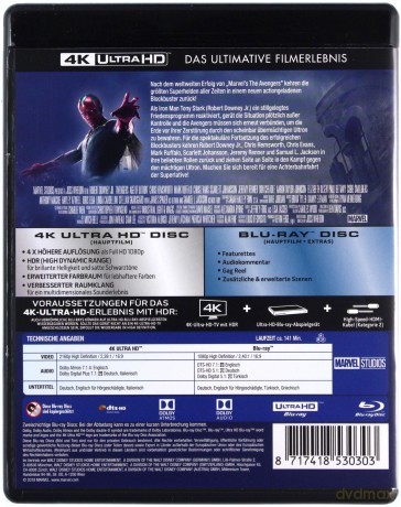 Avengers: Age of Ultron (Avengers: Czas Ultrona) [Blu-Ray 4K]+[Blu-Ray]