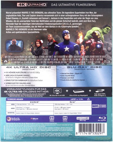 Avengers [Blu-Ray 4K]+[Blu-Ray]