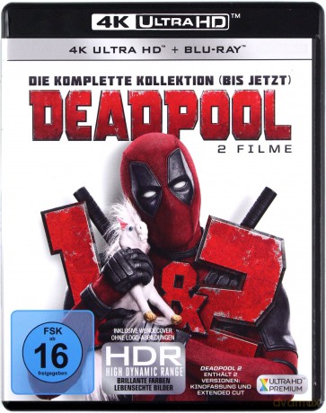Deadpool 1-2 Complete Collection [3xBlu-Ray 4K]+[3xBlu-Ray]
