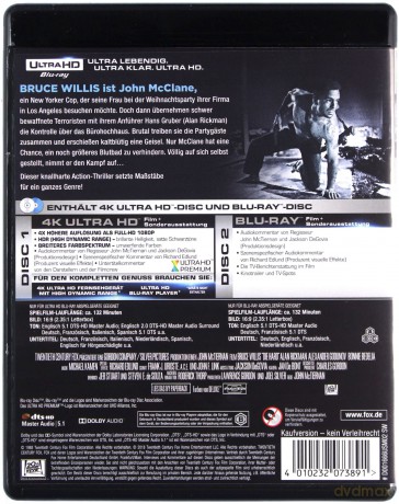Szklana pułapka [Blu-Ray 4K]+[Blu-Ray]