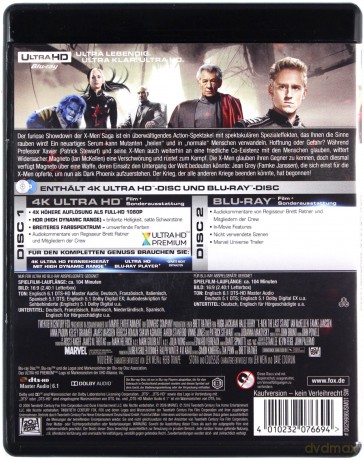 X-Men: Ostatni bastion [Blu-Ray 4K]+[Blu-Ray]