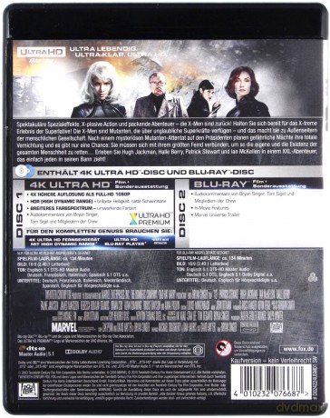 X-Men 2 [Blu-Ray 4K]+[Blu-Ray]