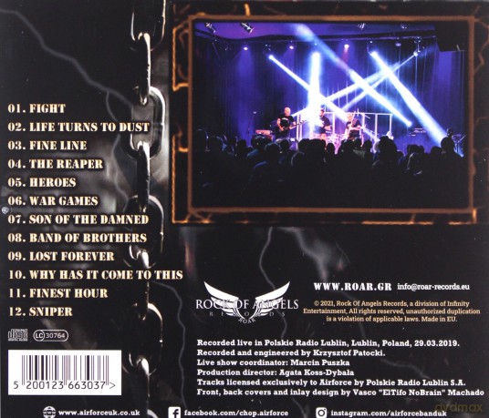 Airforce: Live Locked N Loaded In Poland Lublin Radio [CD]