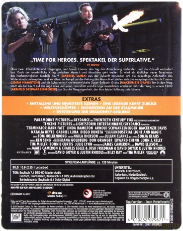 Terminator: Dark Fate (Terminator: Mroczne przeznaczenie) (steelbook) [Blu-Ray]