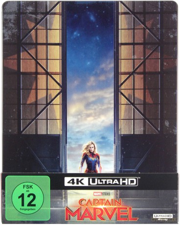 Captain Marvel (Kapitan Marvel) (steelbook) [Blu-Ray 4K]+[Blu-Ray]