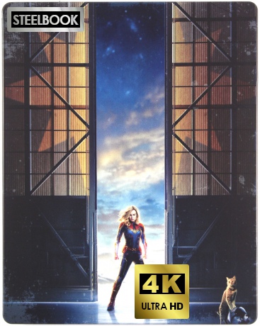 Captain Marvel (Kapitan Marvel) (steelbook) [Blu-Ray 4K]+[Blu-Ray]