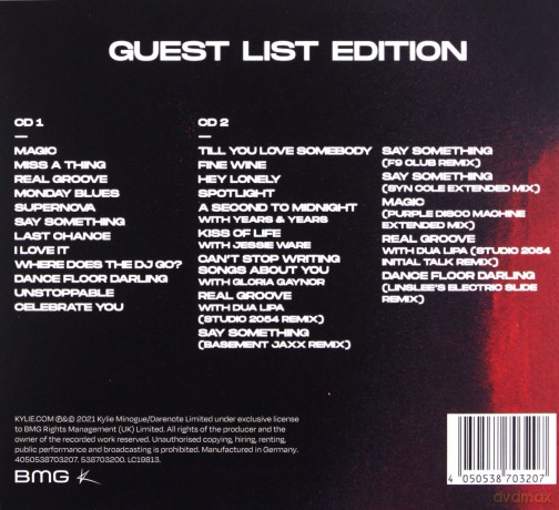 Kylie Minogue: Disco: Guest List Edition [CD]