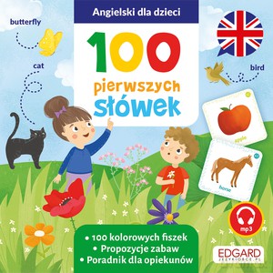 100 pierwszych słówek. Fiszki. Angielski dla dzieci - Gabriela Bieniek-Zaremba [KSIĄŻKA]
