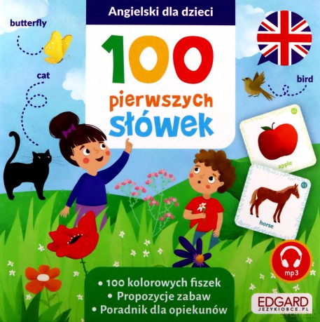 100 pierwszych słówek. Fiszki. Angielski dla dzieci - Gabriela Bieniek-Zaremba [KSIĄŻKA]