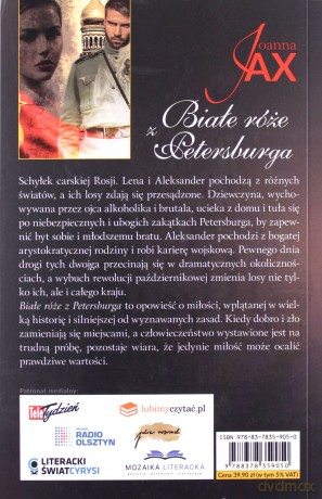 Białe róże z Petersburga - Joanna Jax [KSIĄŻKA]