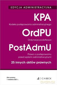 Kodeks postępowania administracyjnego Ordynacja podatkowa Prawo o postępowaniu przed sądami administracyjnymi (wyd. 3) [KSIĄŻKA]