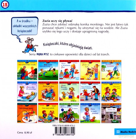 Mądra Mysz. Zuzia uczy się pływać - Liane Schneider, Eva Wenzel-Burger [KSIĄŻKA]