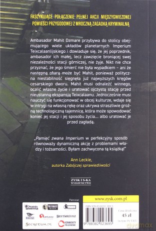 Pamięć zwana Imperium - Arkady Martine [KSIĄŻKA]