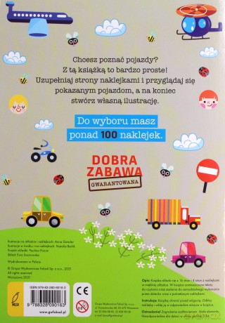 Ponad 100 naklejek. Pojazdy [KSIĄŻKA]