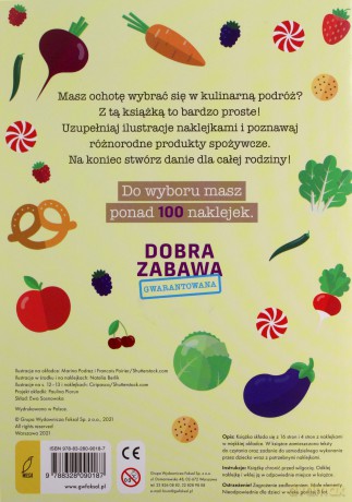 Ponad 100 naklejek. Smakołyki [KSIĄŻKA]