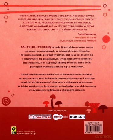 Ramen krok po kroku. Przepisy tradycyjne i współczesne - Robin Donovan [KSIĄŻKA]