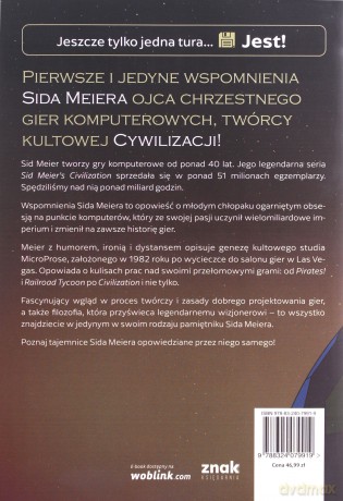 Sid Meier przedstawia: Wspomnienia! - Sid Meier [KSIĄŻKA]