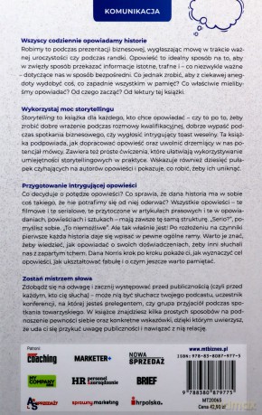 Storytelling (nie tylko) w biznesie. 10 prostych kroków do niezapomnianej opowieści - Dana Norris [KSIĄŻKA]
