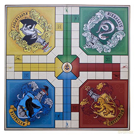 Harry Potter Hogwarts Ludo gra chińczyk (wersja angielska, instrukcja PL)