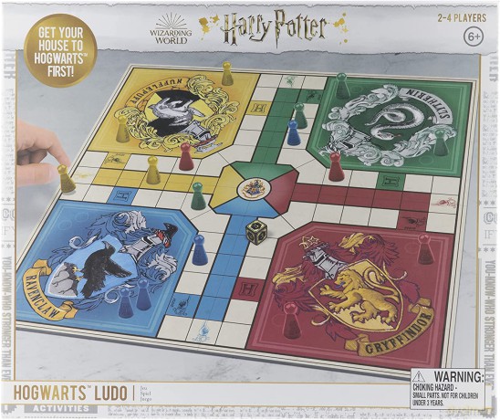 Harry Potter Hogwarts Ludo gra chińczyk (wersja angielska, instrukcja PL)